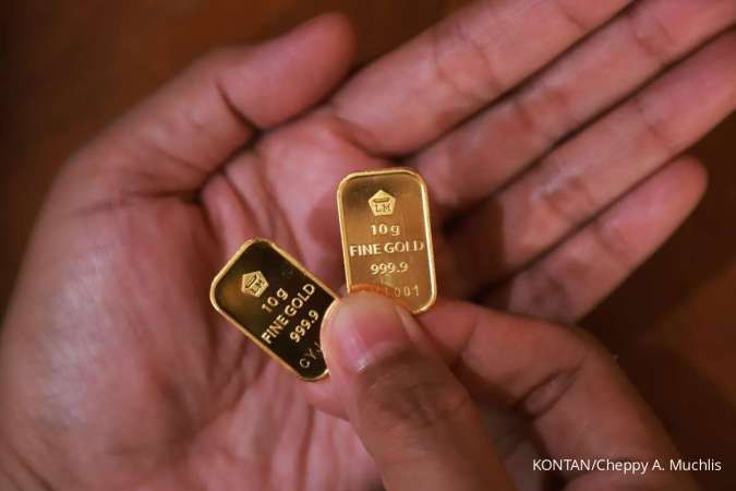 Harga Emas Antam Hari Ini Turun Rp 10.000 Jadi Rp 2.592.000