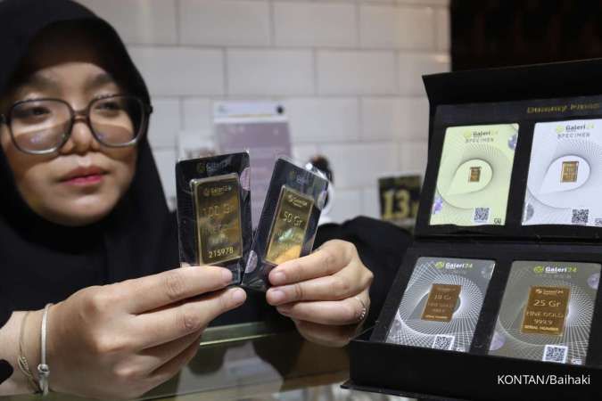 Harga Emas Global Turun Tertekan Penguatan Dolar AS Pekan Ini
