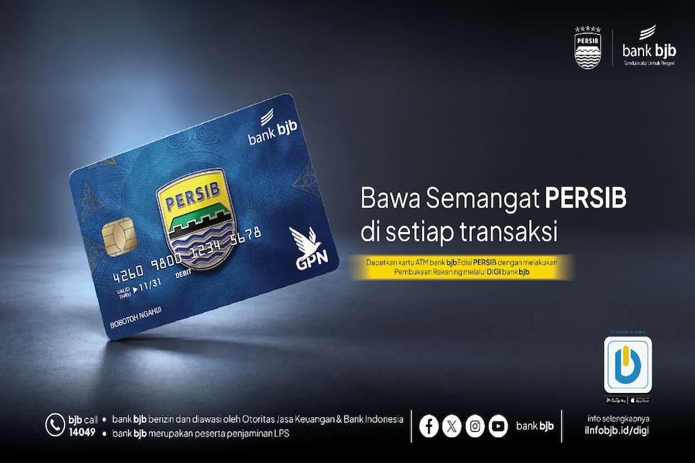 Gaet Komunitas Bobotoh, Bank bjb Rilis Kartu ATM Edisi Persib